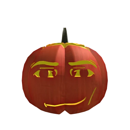 Man Face Pumpkin