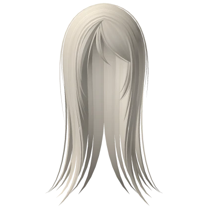 ♰ vampire goth emo wispy long straight hair blonde