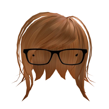 Short 2000s Twee Nerdy Glasses Hair Ginger