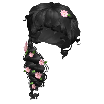 Aurora's Spring Fluffy braid [Black]