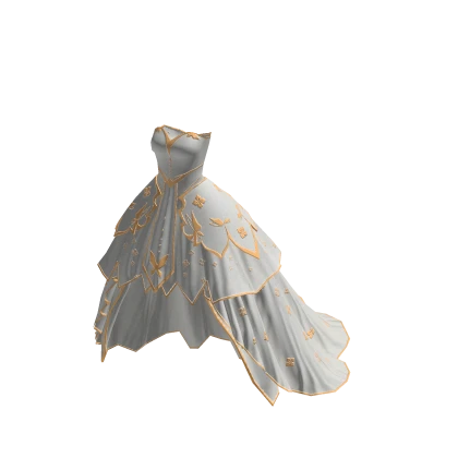 ♾️ White and gold Celestial empress gown