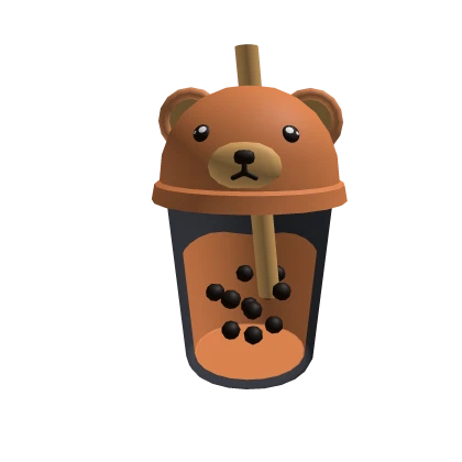 Autumn Bear Boba Tea