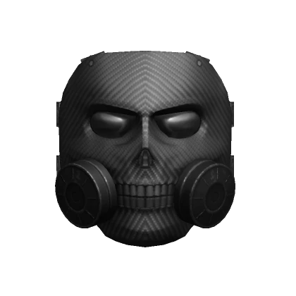 Modern Carbon Fiber Skull Gas Mask