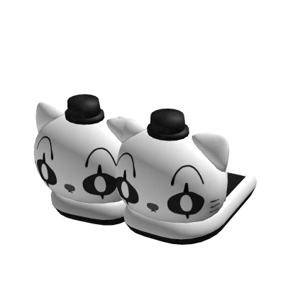 Terrifying Clown Kitty Slippers