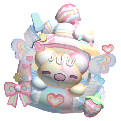 pastel decora kawaii kandi tamagotchi bear toy