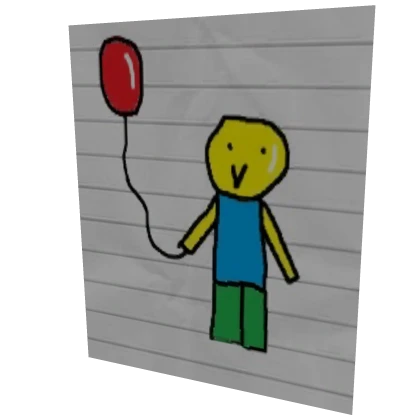 Noob with a ballon paper mask 