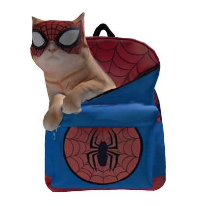 Spiderman Backpack w/ Spider Cat