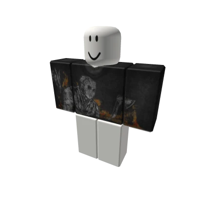 torn jason flame sweater