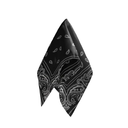 Black Hanging Bandana
