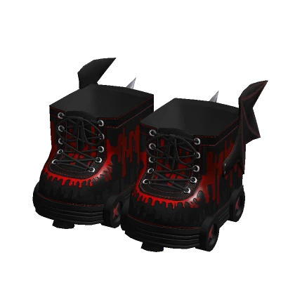 Melty Goth Rollerskates Blood Moon