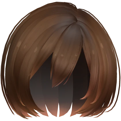 Meiko Short Bob Side Swept Anime Hair - Brown PJSK