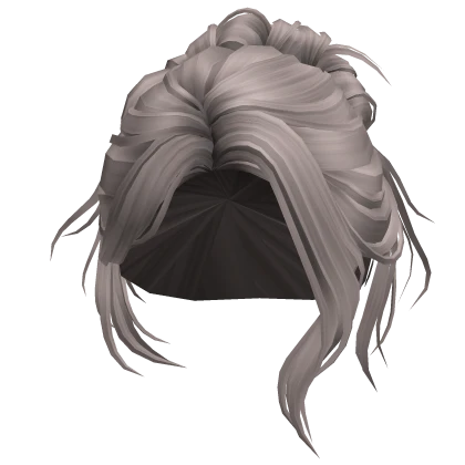 Loose Messy updo (Grey Ash)