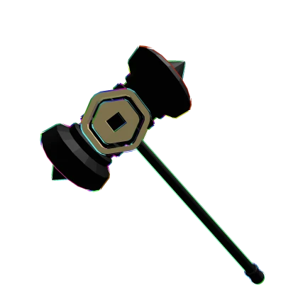 ☑️ Cartoony Rainbow Robux Hammer