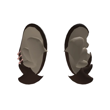 Cute Brown Hyena Ears