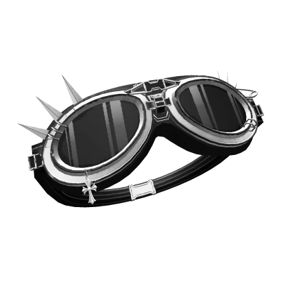 Black Titled Punk Goggles