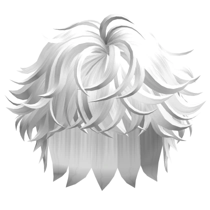 🍀Fluffy Messy Boy Hair (White)