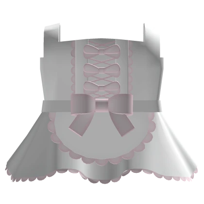  ♡ : cute dollette maid dress white & pink