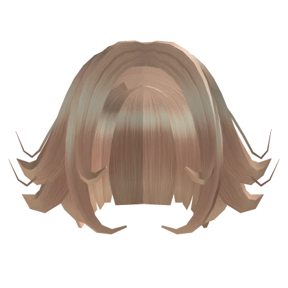 Platinum Blonde Messy Bob