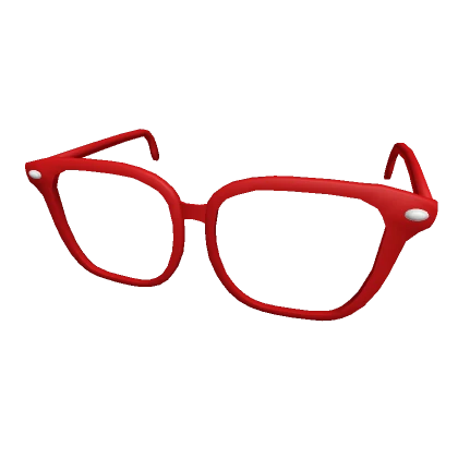 Red Influencer Glasses