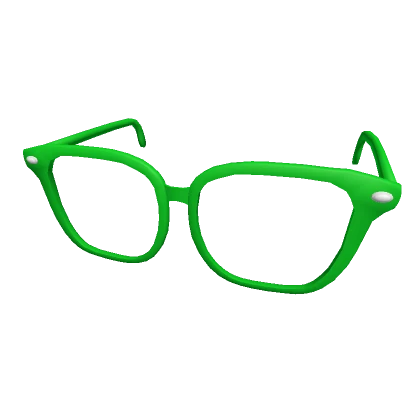 Green Influencer Glasses