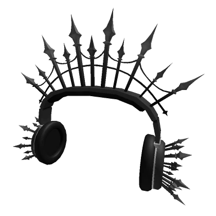 Goth Spikes Headphones