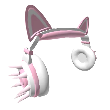 Pink Spikey Catphones