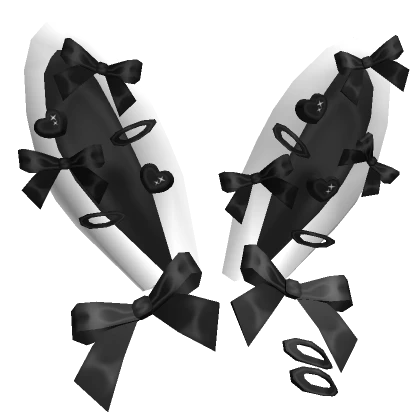 Decora Bunny Ears Black n White