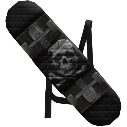 3.0 black skull punk y2k skateboard backpack