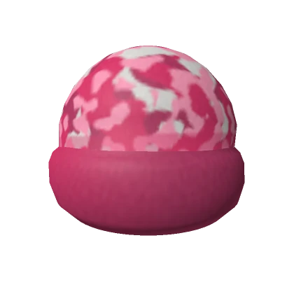 Pink Camo Beanie