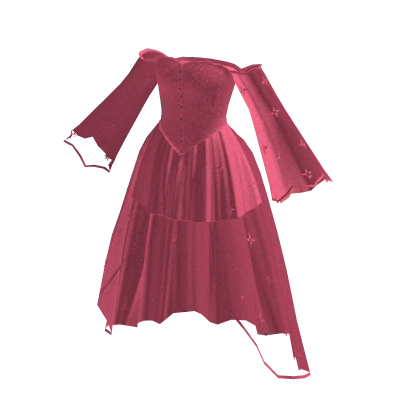 Pink princess transparent high low dress