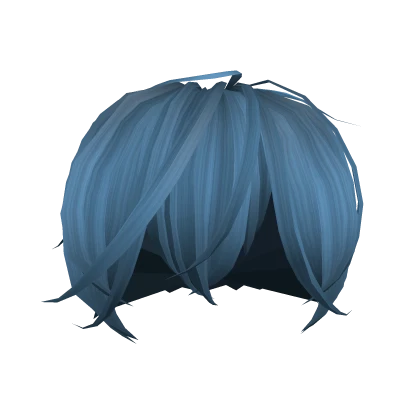 Blue Soft Messy Hairstyle