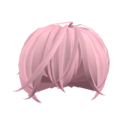 Pink Soft Messy Hairstyle