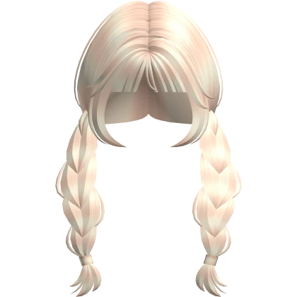 Braided Pigtails Hair (Blonde)
