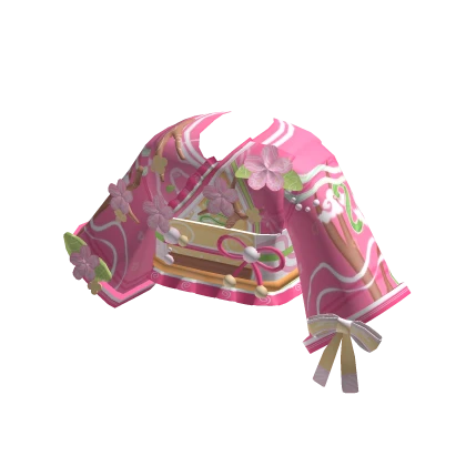pink floral sakura gyaru princess japanese kimono 