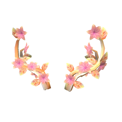 Pink Gold Lotus Antlers