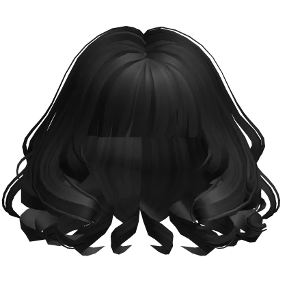 Curly Short Baby Angel Swirly Bob in Black