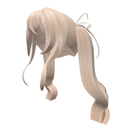 Loose Blonde Pigtails