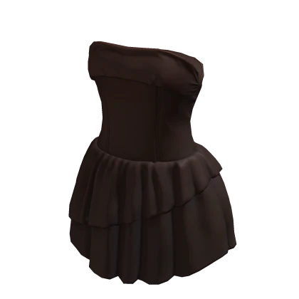 Night Dress Brown Off Shoulder Adorable Princess