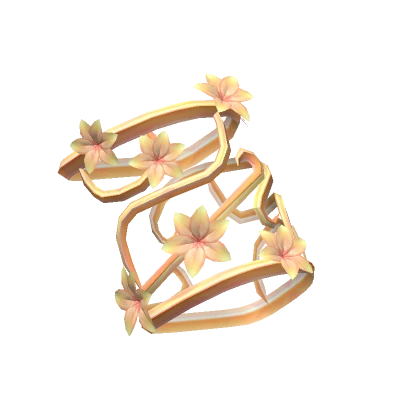 Gold Lotus Arm Band