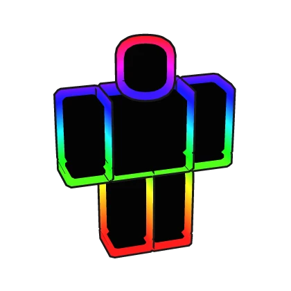 (1.0) Rainbow Avatar Outline