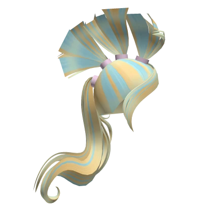 Halloween Windy Mermaid Spiky Ponytail