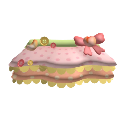 ♡ cute igari peach shoujo girl ruffled lace skirt