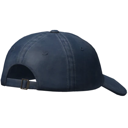 Cap Backwards Blue Navy Washed Distressed Y2K