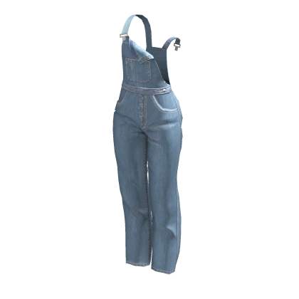 Light Blue Off Shoulder Overalls