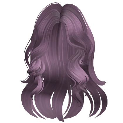 Wavy Flowy Loose Fluffy Hair (Dark Purple)