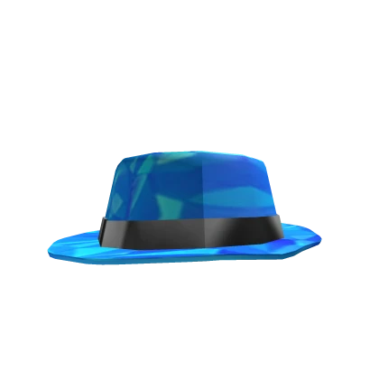 💎 Blue Sparkle Fedora 💎 CODE 894