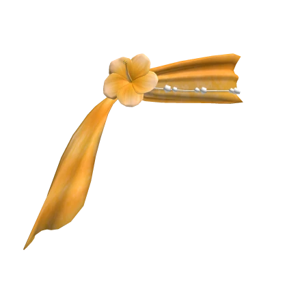 Hibiscus summer pearl skirt (orange)