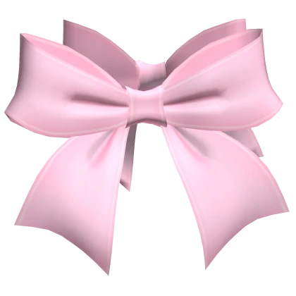 Pastel Pink Stylish Cute Side Hair Bow Ribbons