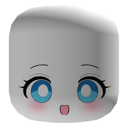Mesmerizer Miku blue gentle anime face mask