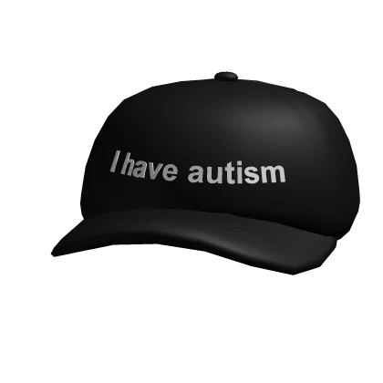 I Have Autism - Black Cap